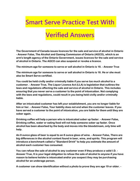 Test: Smart Serve Final Test Prep 